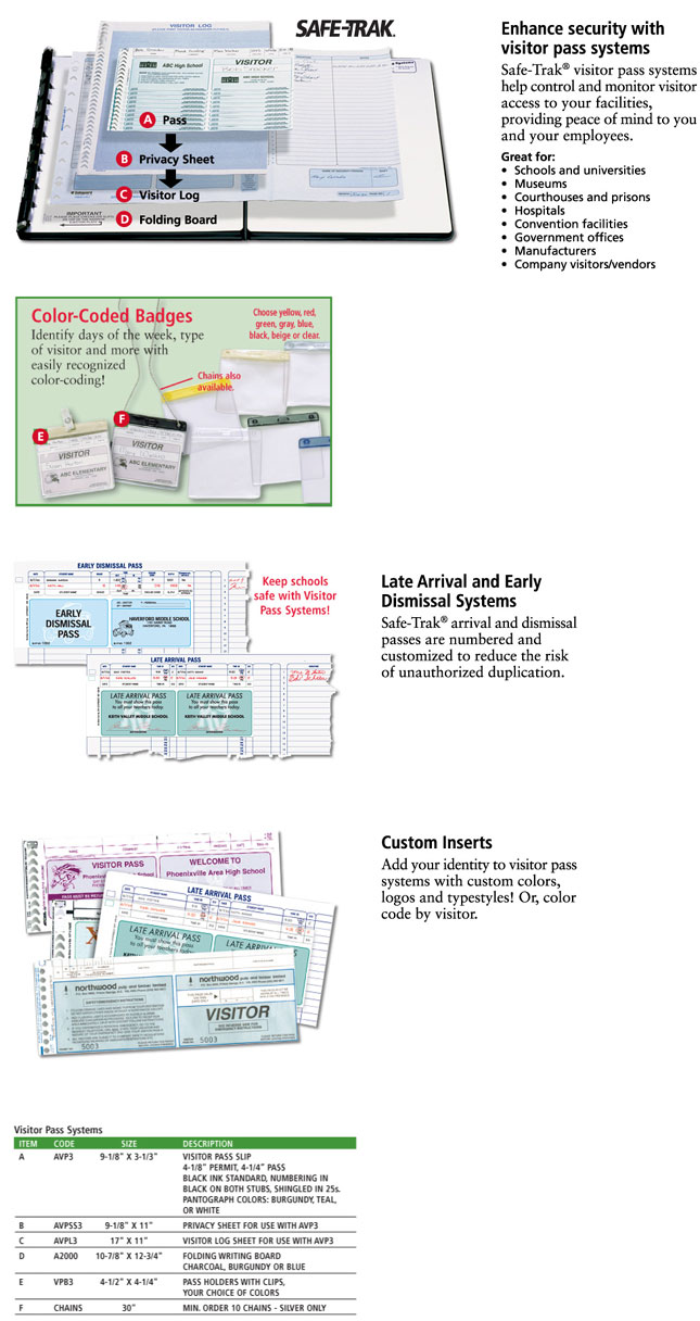 Visitor Pass Systems