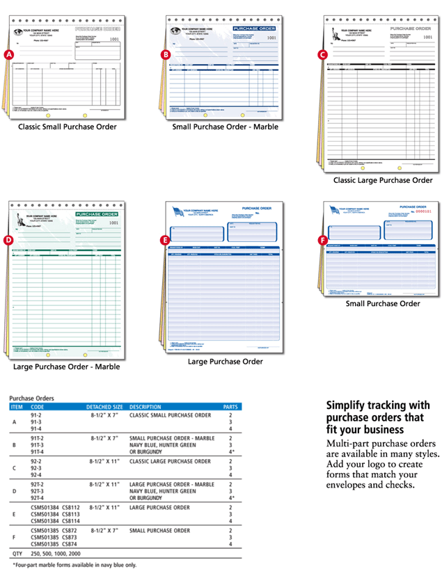 Purchase Orders