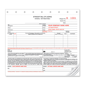 shipping and receiving forms