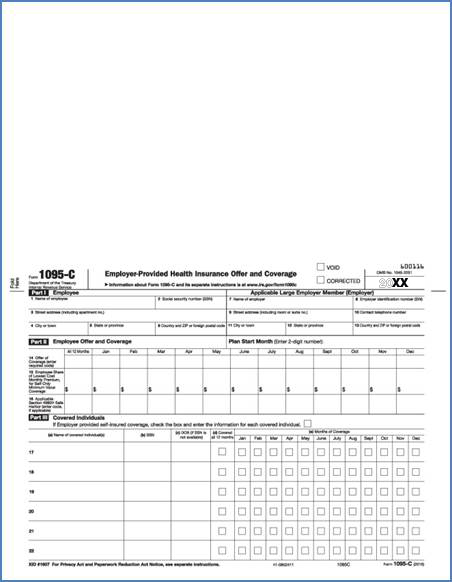 1095C500 Tax Forms