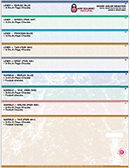 Standard Secure 3-On-A-Page Check Color Guide