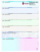 Standard Secure Laser Check Color Guide