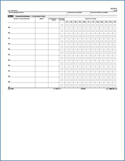 1095BC50 Tax Form