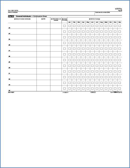 1095CC50 Tax Forms