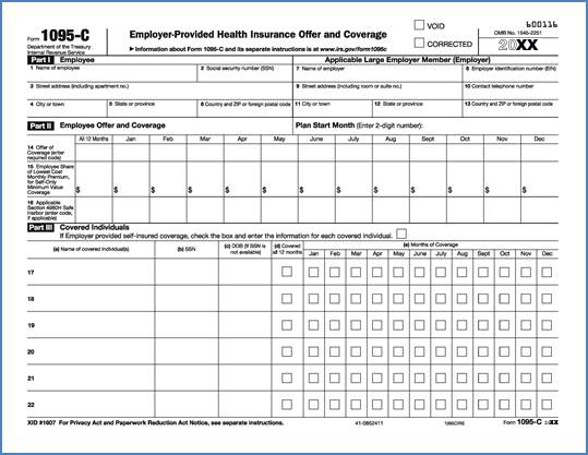 1095CRS500 Tax Forms