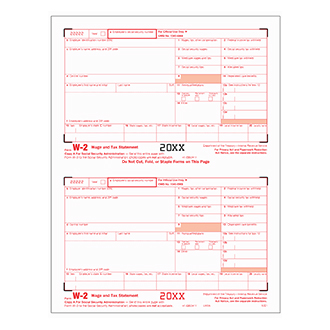 w-2 tax forms